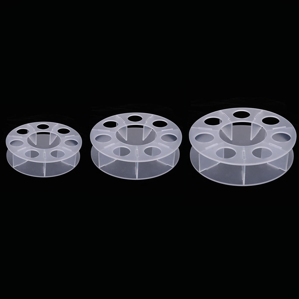 Acrylic Transparent Play Balls 7pcs Balls Clear Acrylic Display Stand Rack for displaying 7 Crystal Balls