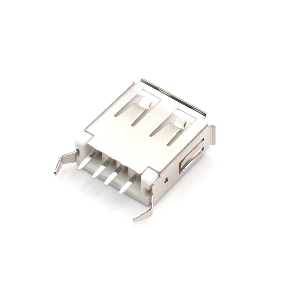 Prise USB Type A Femelle Verticale à 4 Broches, 100mm, 15mm, 180mm, 13.7mm, 17.5mm, Wild USB, 19.6 PCs, 20.5