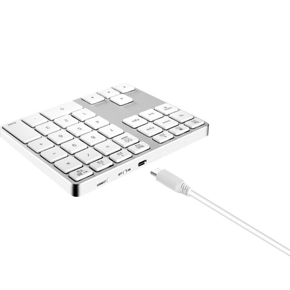 Wireless numeric keypad rechargeable numeric keypad External Number pad with Multiple Shortcuts for Computer