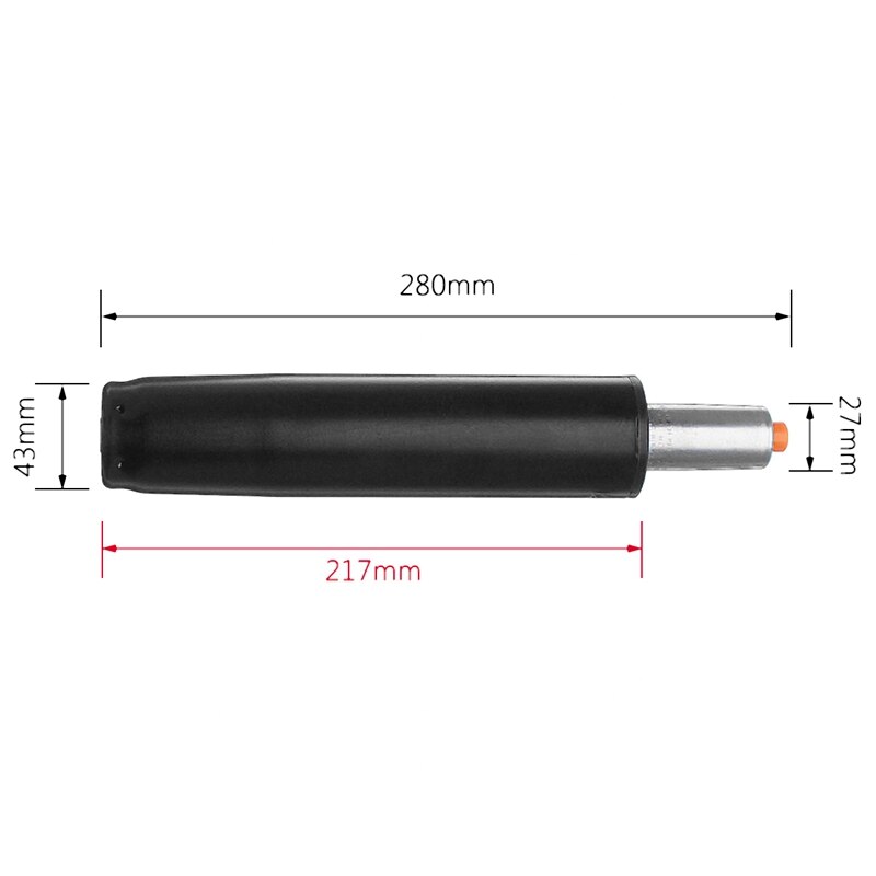 Durable Heavy 11 Inch Pneumatic Rod Gas Lift Cylinder Chair Replacement Accessories For General Office Chairs Bar Computer Chair
