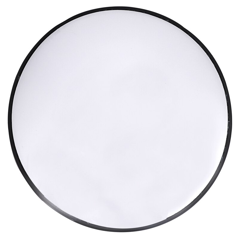 30Cm Groothoek Beveiliging Road Spiegel Gebogen Voor Indoor Inbreker Outdoor Safurance Rijbaan Veiligheid Verkeer Signaal Bolle Spiegel: Black