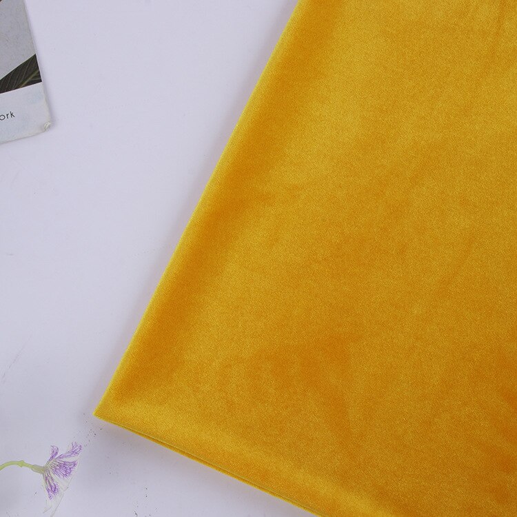 Warp knitted velvet curtain sofa cover fabric material