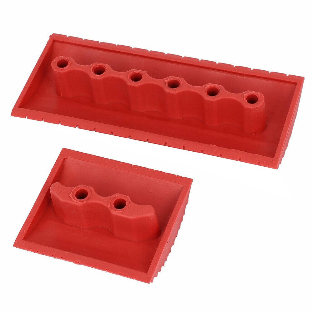 Household Wall Art Paint Rubber Wood Graining DIY Tool Set Red 2 in 1 Wood Graining Tool _WK