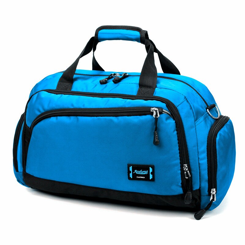 Gymväskor herr sport fitness pack cylinder en axel sportväska dam & #39 ;s handväskor resväskor nylon vattentät handväska paket