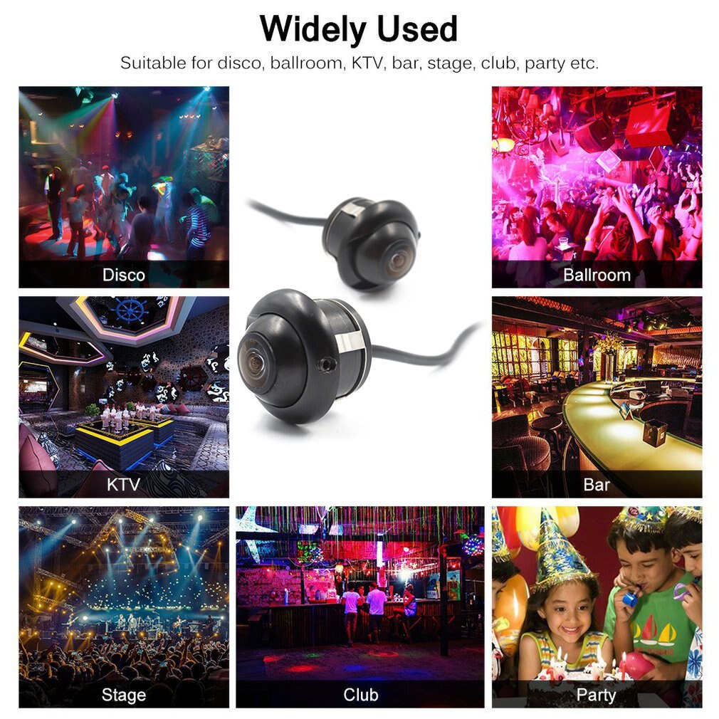 Car Rear View Camera 360 Degree Adjustable Left-View Right-View Side-View Blind Zone Waterproof And Shockproof Camera