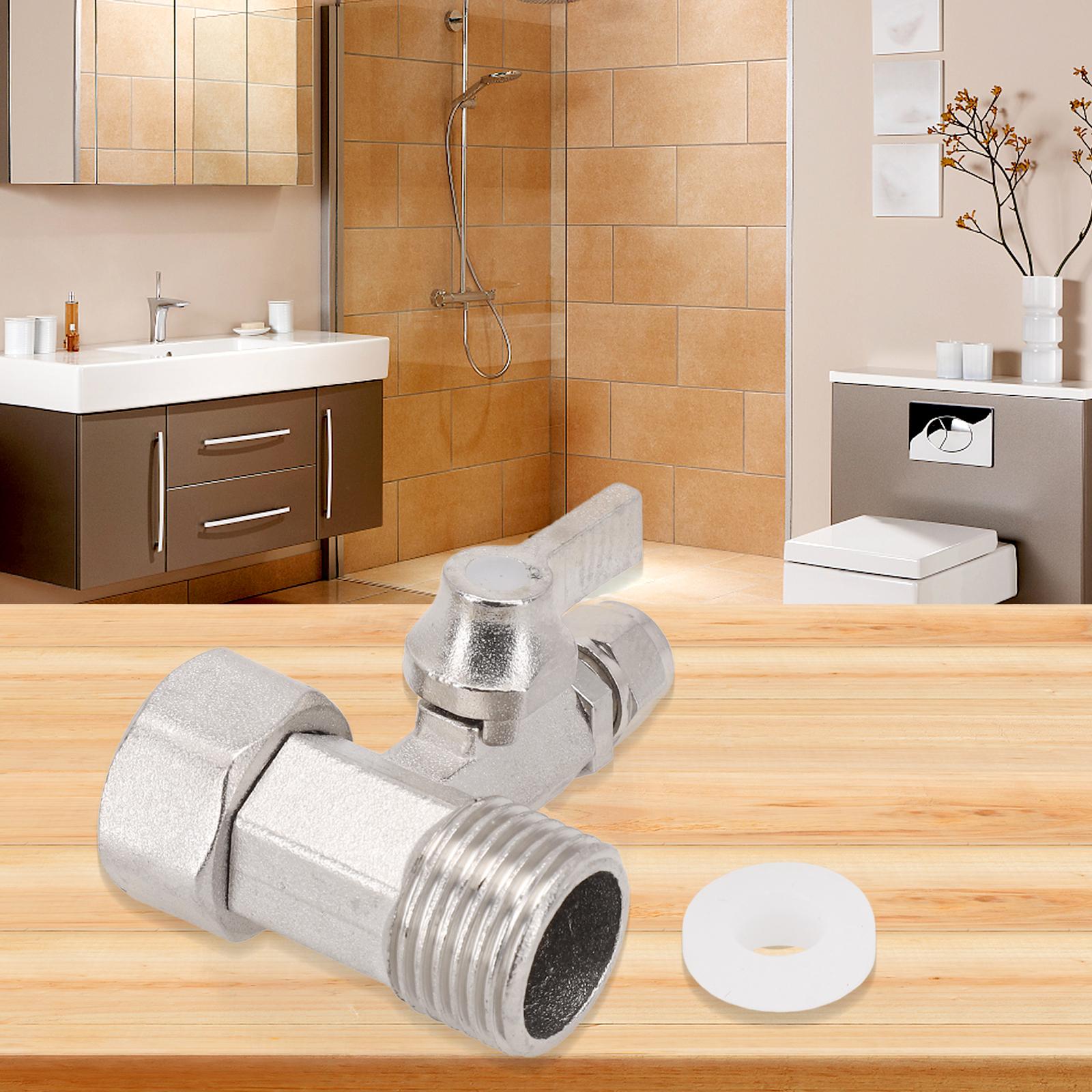 Adaptateur d'eau d'alimentation RO 1/2 "à 1/4", avec robinet à bille d'arrêt, robinet té B RO, robinet à tournant sphérique d'alimentation, filtre à eau, 1 pièce