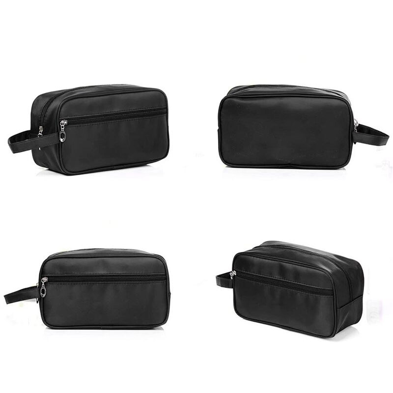 Men's Polyester Cosmetic Bag Outdoor Travel Waterproof Wash Bag Toothpaste Towel Storage Bag