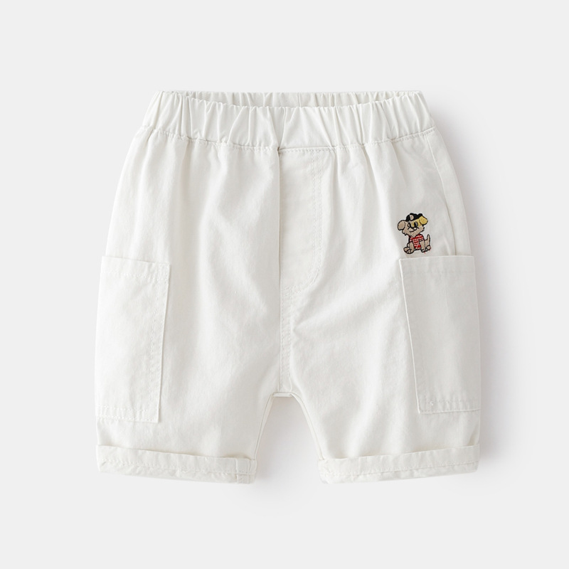 Summer 2-6Y Children Shorts Cotton Shorts For Boys Cute Cartoon Shorts Toddler Panties Kids Beach Short Sports Pants baby: black / 6T