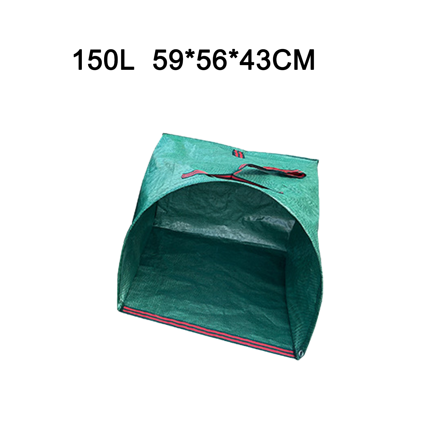 Sac de collecte de feuilles de jardin 150L/200L/270L, avec poignées, sac poubelle de feuilles de pelouse de Patio, sac poubelle de Camping, rangement de vêtements sales: Gris clair