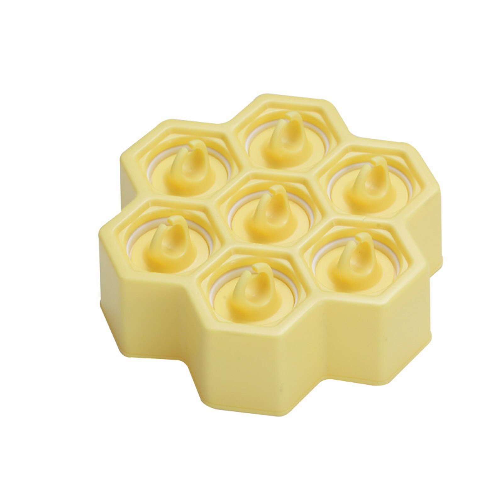 Handmade DIY Silicone Ice Cream Mold Making Ice Box Popsicle Mold Home Ice Cream Homemade F rozen Ice Cubes For Children Cute: K