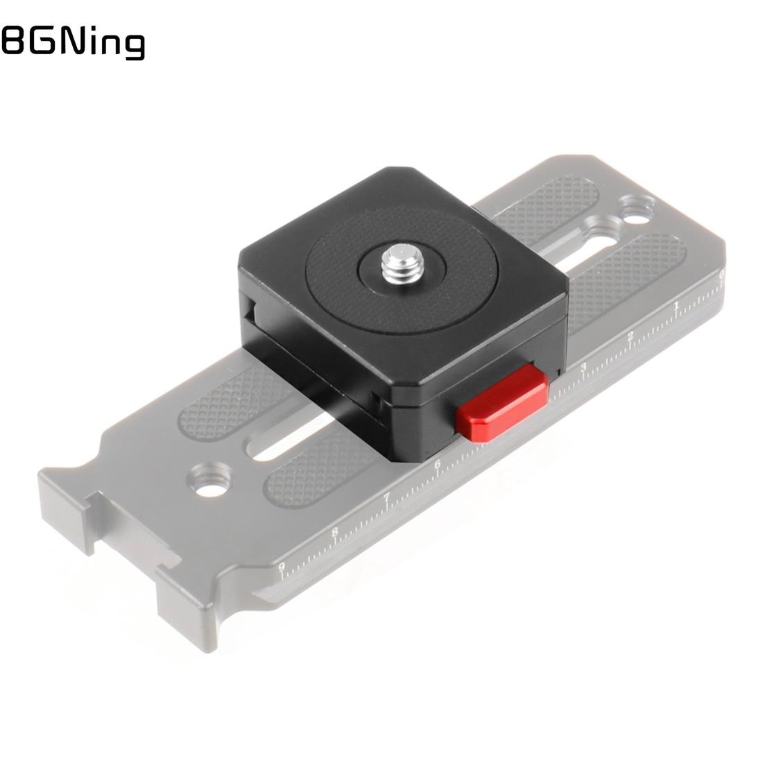 BGNing – Kit d'assemblage de caméra en alliage d'aluminium, v-lock, fixation rapide de la plaque avec vis 1/4, accessoires de photographie DSLR