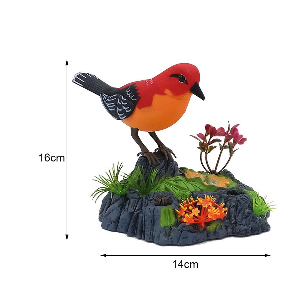 Baby Electronic Pet Toys Singing Chirping Birds Toy Voice Control Realistic Sounds Movements Kids: 1