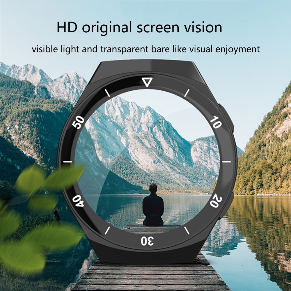 Gt 2e Horloge Film Voor Huawei Horloge Gt 2e Screen Protector 3D Gebogen Rand Volledige Dekking Zachte Beschermende Film Voor huawei Gt 2 E