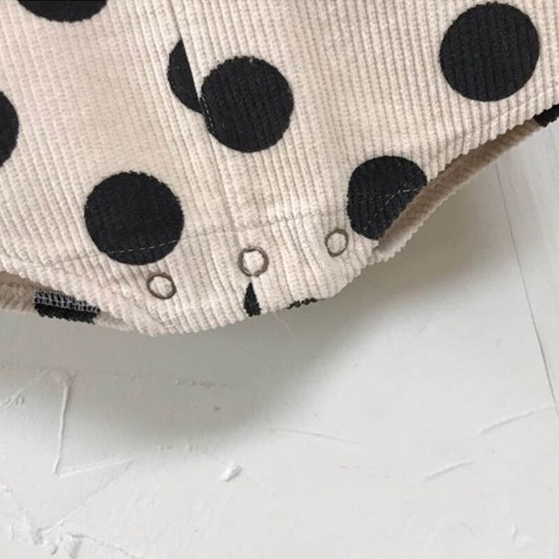 MILANCEL Baby kleidung Polka Punkt Kleinkind mädchen bodys ärmel große tasche kleinkind jungen Outfit