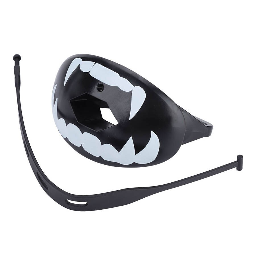 Mundschutz Zähne Schutz Sport Mundschutz Sports Boxing Mundschutz Mundschutz Fall für Kickboxen für Boxen: White teeth on black