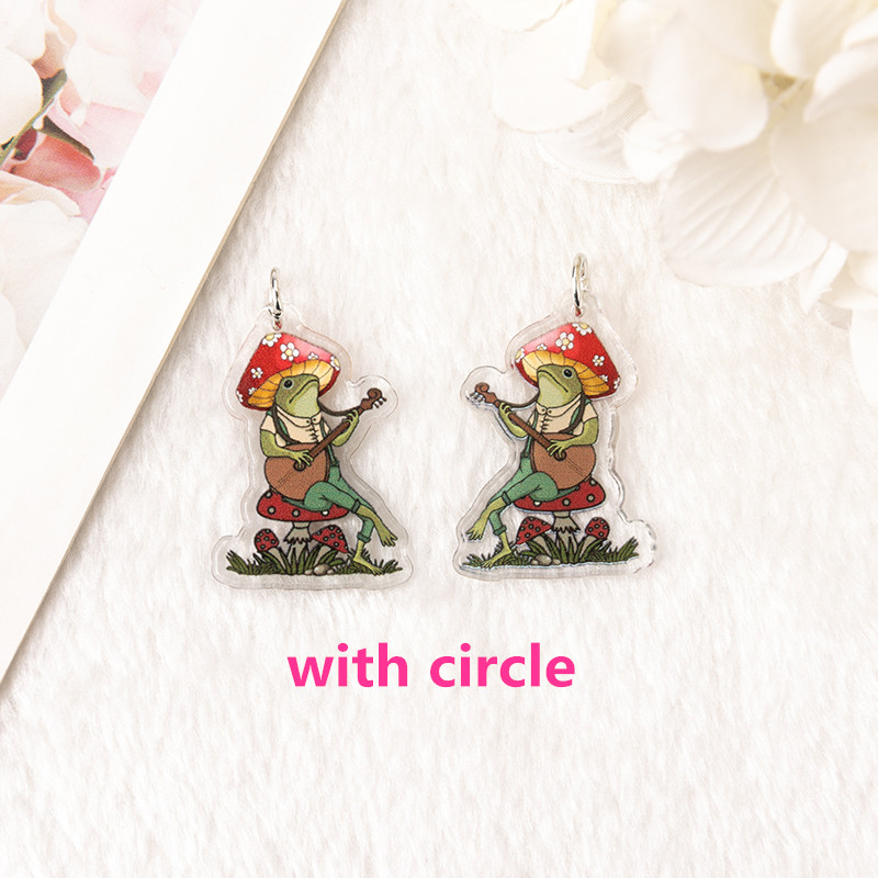 Kitsune-Breloques Grenouille, Pièce Plus Lente, Crâne, Aucun pour Boucle d'Oreille, Porte-clés, Pendentif, Collier, Bricolage, Exécutif, 6Pcs: PLAQUÉ ARGENT