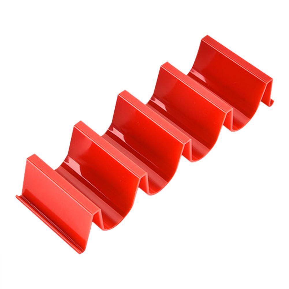 6 pièces support de Tacos support innovant coloré Taco support 24 Tacos tenant la plaque pour faire de délicieux Tacos: Red