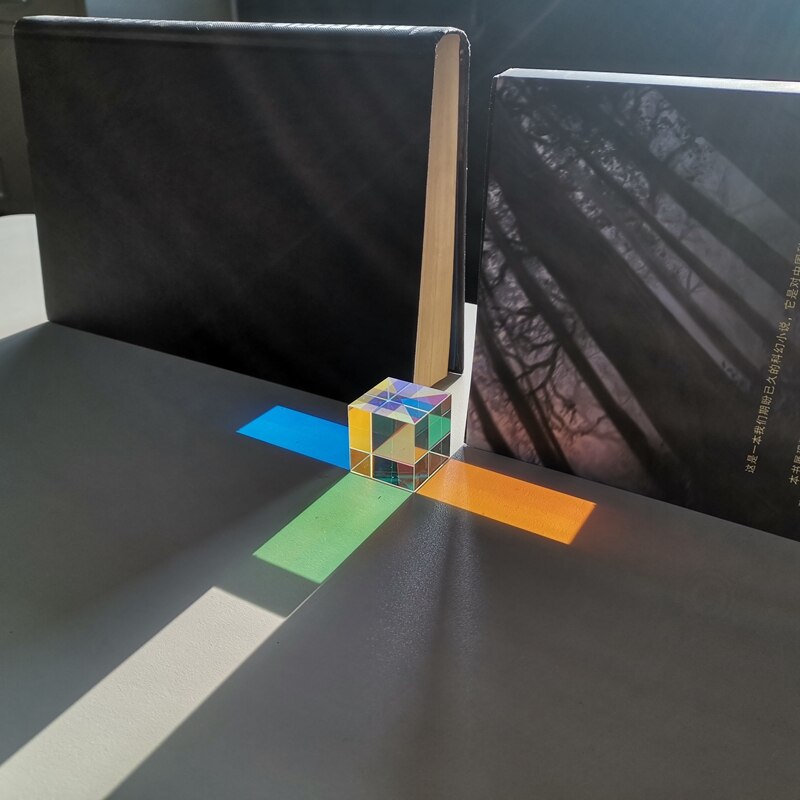 25*25*25mm Optical Physics Experiment Equipment Light Cube Prism