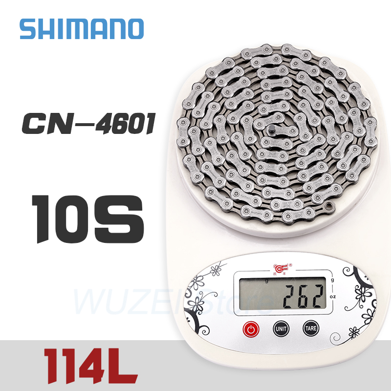 Shimano polkupyörän ketju 6/7/8/9/10 nopeus  cn4601 hg53 hg71 hg40 6 7 8 vaihtuva nopeus ketju 10v mtb maantie maastopyöräketju: Cn -4601 10s 114 linkki