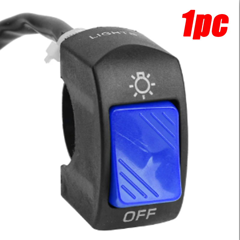 Universal Motorcycle Handlebar Kill Switch on Off Button Modification Button for 22MM Motorcycle ATVs Motorcycles Accessories: Lavender