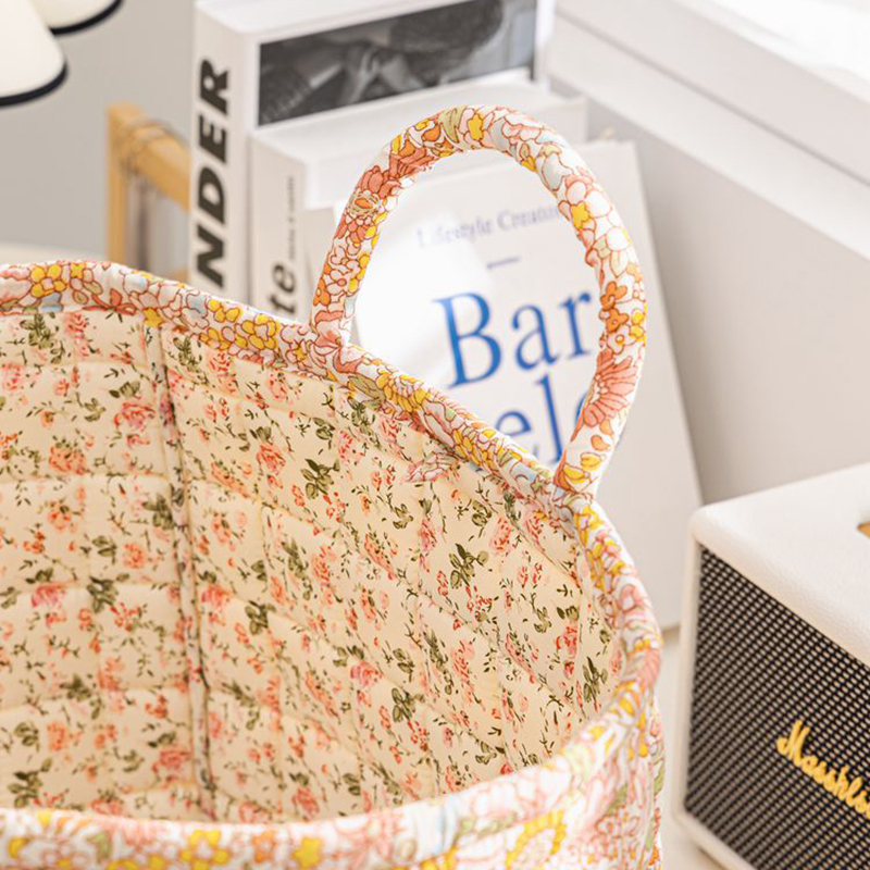 Faroot Home Large Capacity Fabric Storage Baskets Laundry Baskets with Easy Carry Handles Laundry Hampers