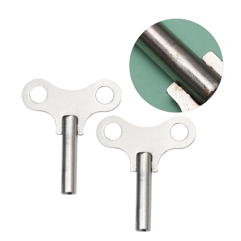 2 Stuks Staal Klok Sleutel Metalen Klok Sleutel Stevige Klok Gereedschap Kronkelende Ketting Reparatie Tool Voor Home Shop klok Lange Patroon