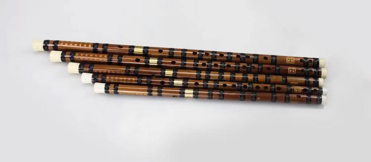 Bamboo Flute Woodwind Flutes Musical instruments C D E F G Key Chinese dizi Transversal Flauta: Key of D