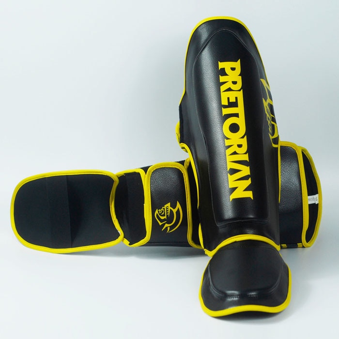 Pretorian Profession Grant boxe Ticken shinguard Greaves cou-de-pied Mma pied Muay Thai jumeaux gants de combat hommes Mma tibia garde