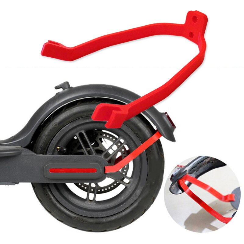 Opgraderet bagskærm støtte montering fender forlængelse til xiaomi  m365 / pro elektrisk scooter fender beslag