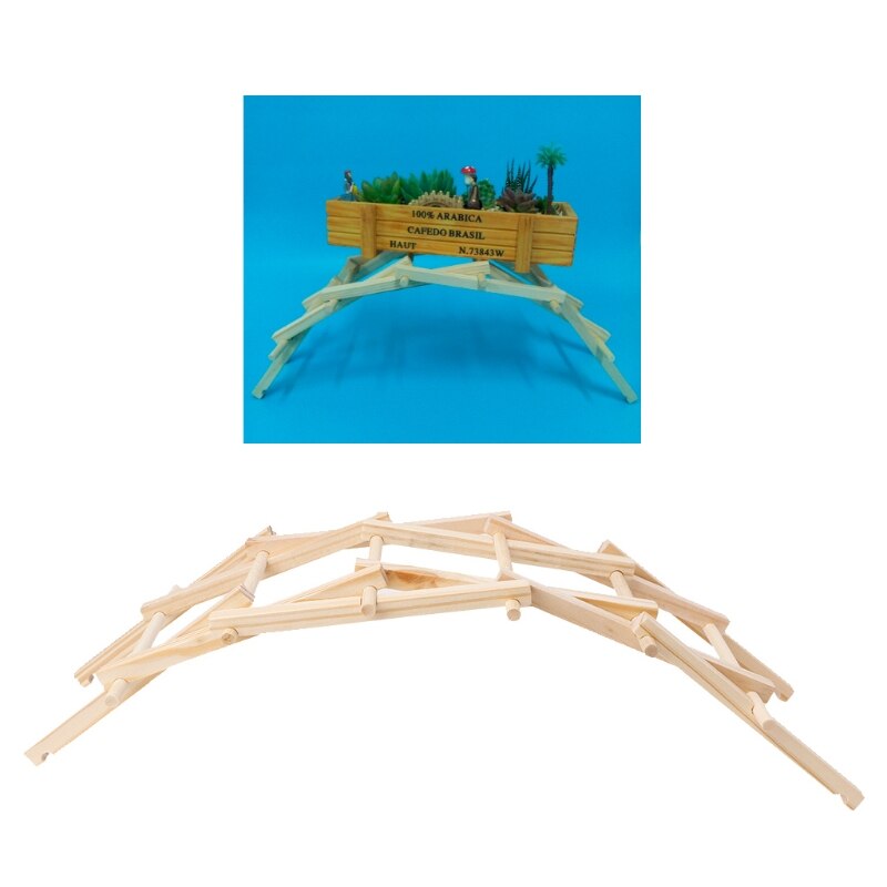 Da Vinci Brücke Pfadfinder Holz Bau Modell Bausatz Bausteine freundlicher Spielzeug