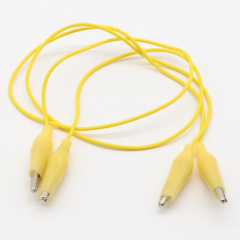 Brand 10 stuks Alligator Clips Elektrische DIY Meetsnoeren Alligator Double-ended Crocodile Clips Roach Clip Test Jumper draad