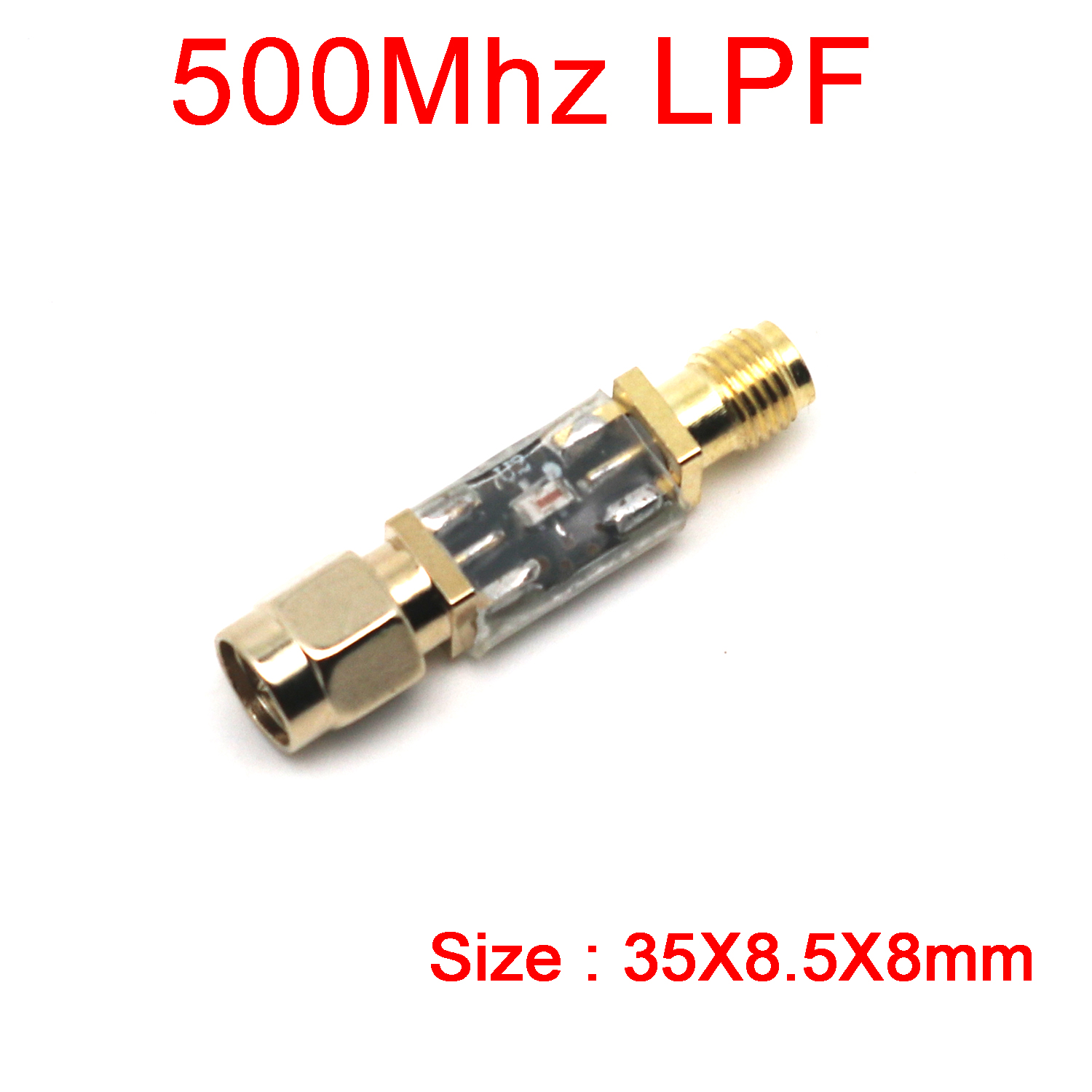 Rf lavpassfilter lpf 30 mhz /100 mhz /200 mhz /500 mhz /800 mhz /1000 mhz /1200 mhz /1400 mhz /2000 mhz /2400 mhz signal radiofrekvens lc: Sølv