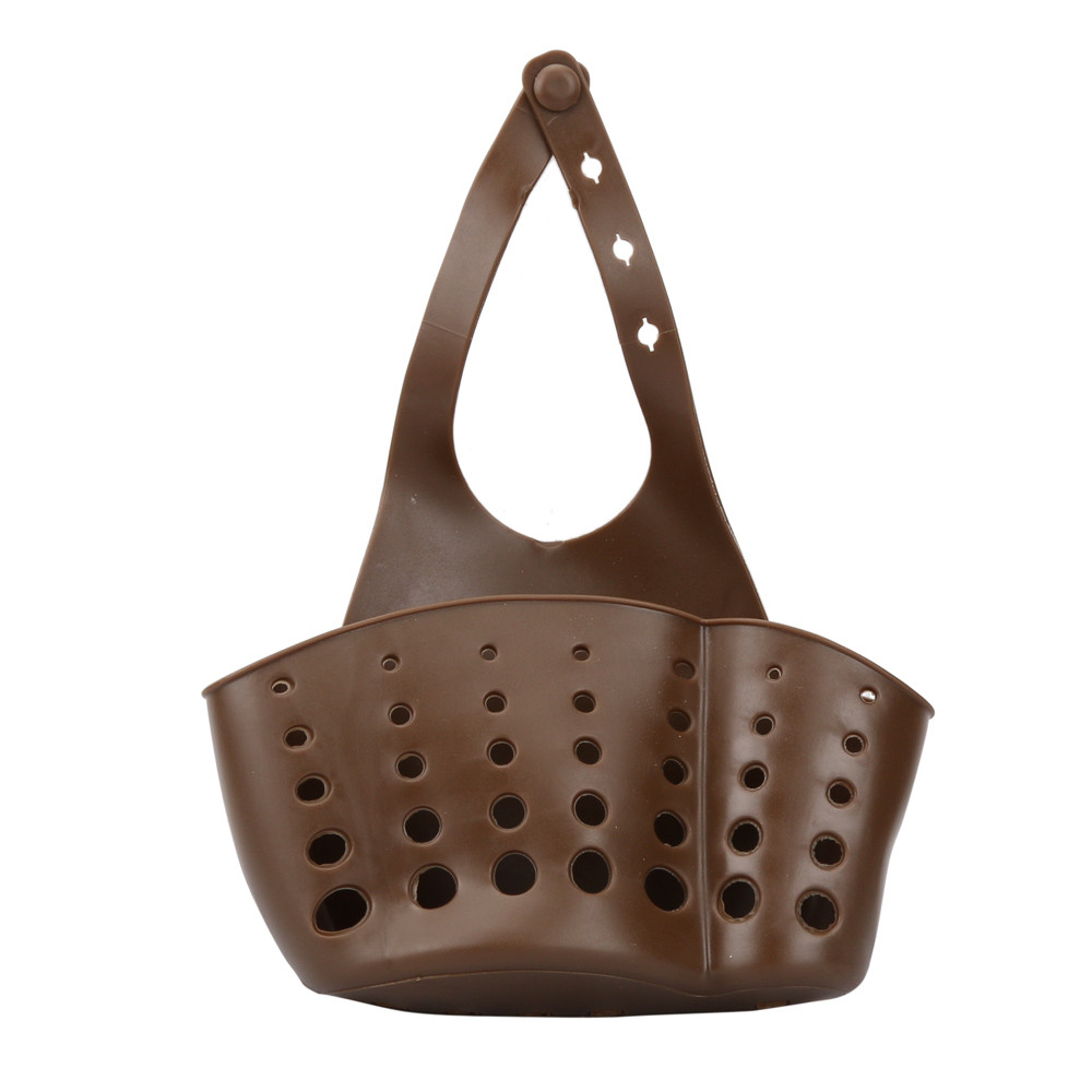 Bolsa de drenaje colgante portátil para cocina, cesta de plástico para el hogar, filtro de fregadero, cesta de drenaje colgante, herramientas de almacenamiento para el baño, soporte para fregadero: B