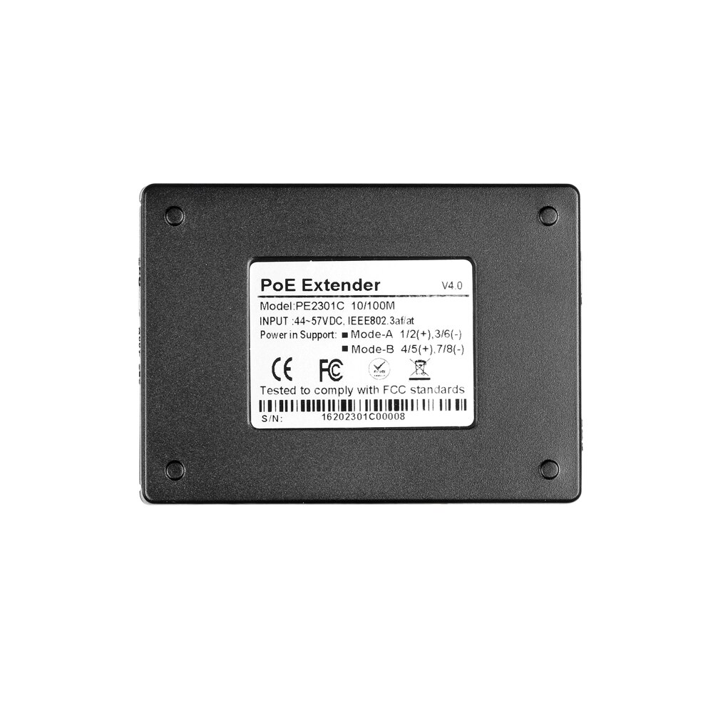 PoE Extender 10/100M For CCTV Security Camera IP Camera PE2301C
