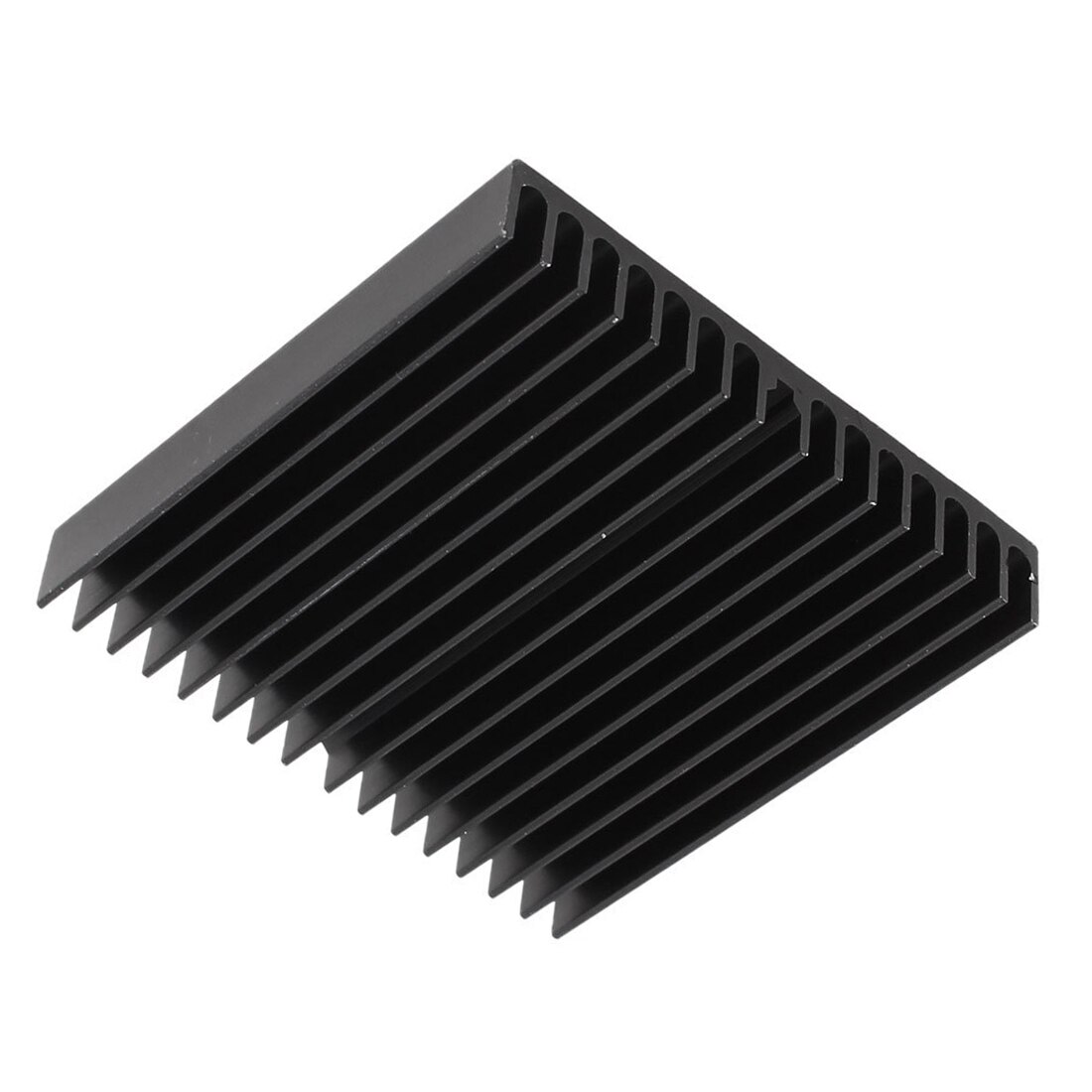 1 pcs Aluminium Radiator Koellichaam Heatsink 60mm x 60mm x 10mm Zwart