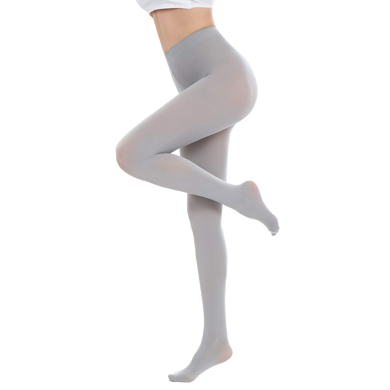 Kave Plus Size 16 Colors Women Sexy Tights Long Stockings Candy Color Velvet Pantyhose Spring Summer Autumn Large Elastic Tights: XS / GRAY