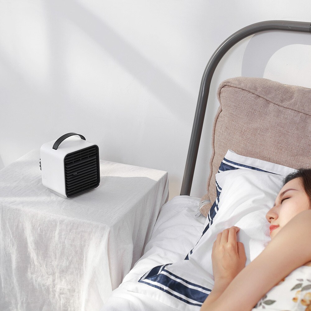 Sommer kontor desktop luftkøler ventilator køling husholdnings luftrensning anion lille klimaanlæg usb ventilator