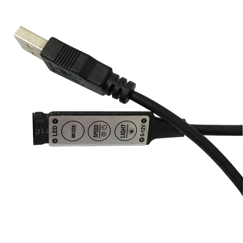 1m usb kabel strømledning til usb rgb led strip lys  dc5v