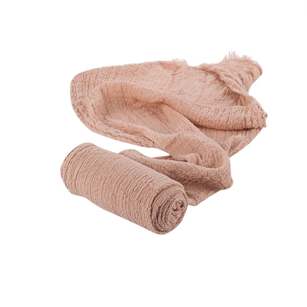 Nyfødt fotografering babyfotografering elastisk wrap rekvisit outfits børns jakkesæt tøj детский костюм новый  #y5: Khaki