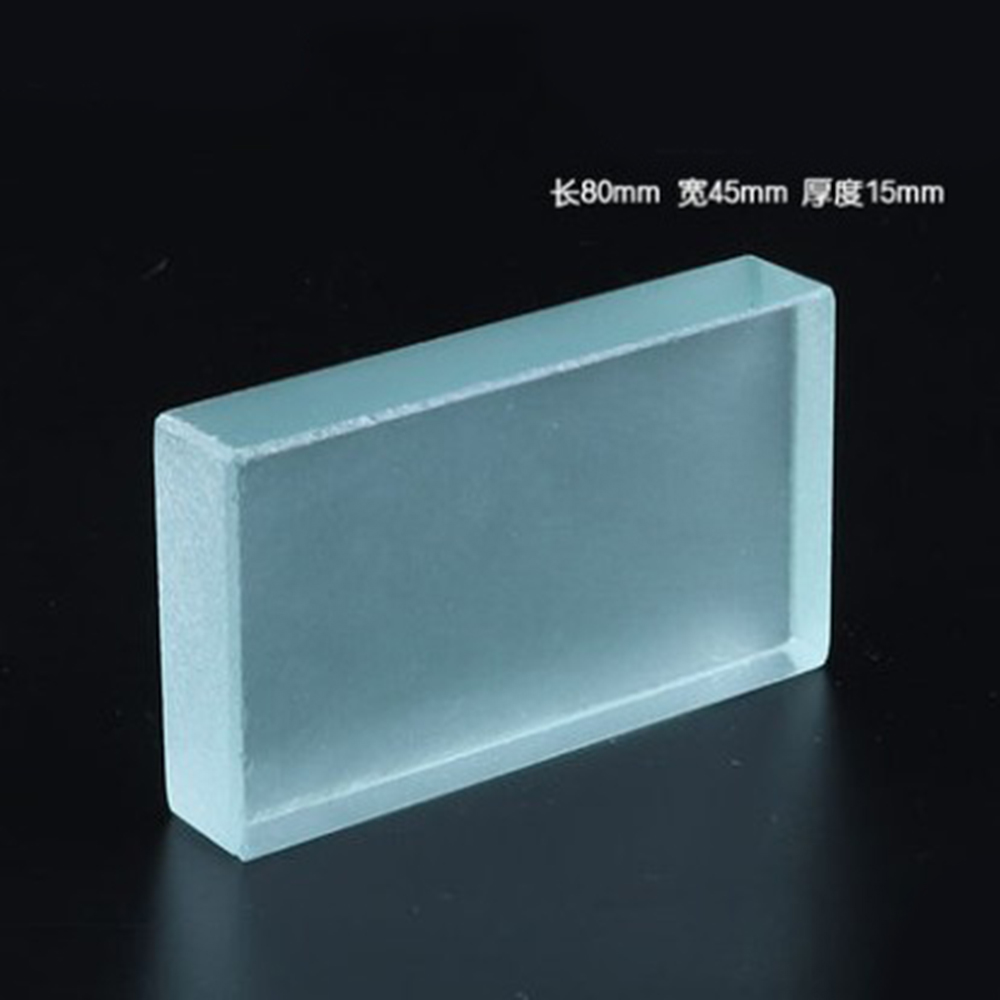 3 stk/parti optisk glass murstein fysikk lysbryting refleksjon eksperiment læremiddel