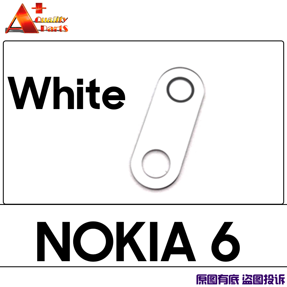 Back Rear Camera Lens Glass Replacement Cover For Nokia 5.3 7.2 8.1 6.1 5.1 3.1 8 7 6 5 3 Plus X7 X6 X5 X71: 6 white