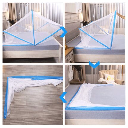 TikTok in same web celebrity folding bottomless nets single portable baby mosquito shields the student's dormitory