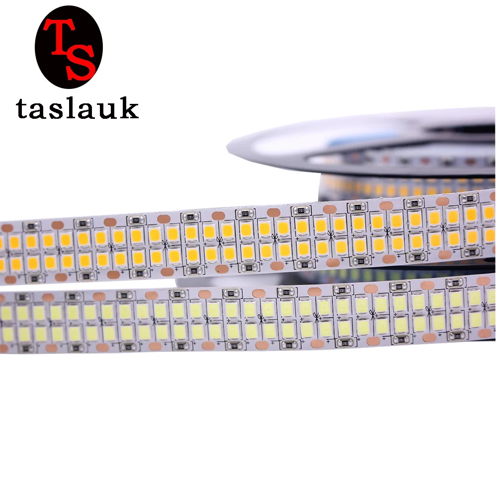 1/2/3/4/5M Led Strip 2835 240Leds/M 480Leds/M DC12V Hoge Helderheid 2835 Flexibele Led Light Warm Wit/Wit 5 M/partij