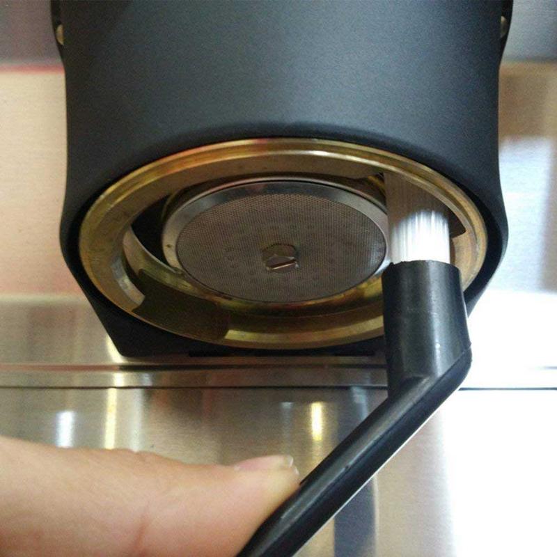 Espressomachine Koffie Reinigingsborstel Met Lepel Brouwen Head Plastic Handvat Cleaner Gereedschap 40