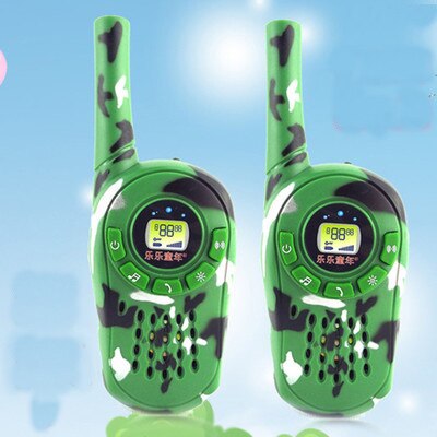 Walkie-talkie de juguete de plástico para niños, walkie-talkies de juguete, radio en un par de relojes intercomunicador, interacción entre padres e hijos