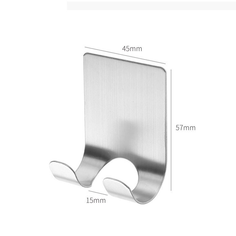 Porte-rasoir manuel en acier inoxydable pour hommes, 1 pièce, porte-rasoir de salle de bain, crochet de rangement mural adhésif