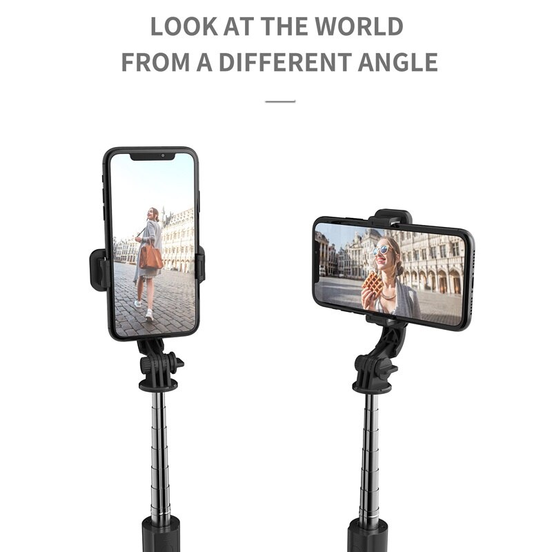 Selfie Mobile Phone Holder Mini Tripod Bracket Monopod Collapsible With Wireless bluetooth shutter For Android/IOS Smartphone