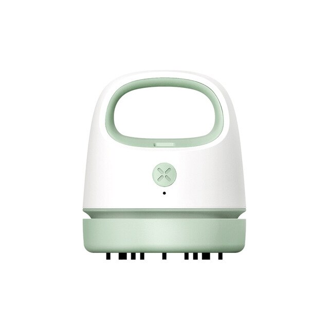 Bureau Vacuüm Mini Handheld Stofzuiger Auto Draadloze Draagbare Home Usb Opladen Desktop Vacum Cleaner Aspirapolvere Auto: green