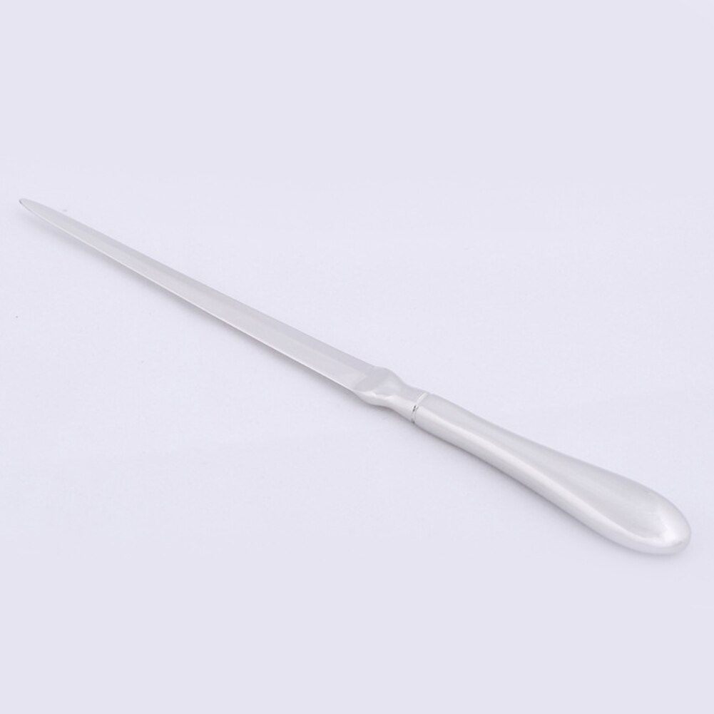 Universal Envelope Knife Letter Opener  Lightweight Hand Slitter Silver School Stainless Steel Solid Office Practical Cutter