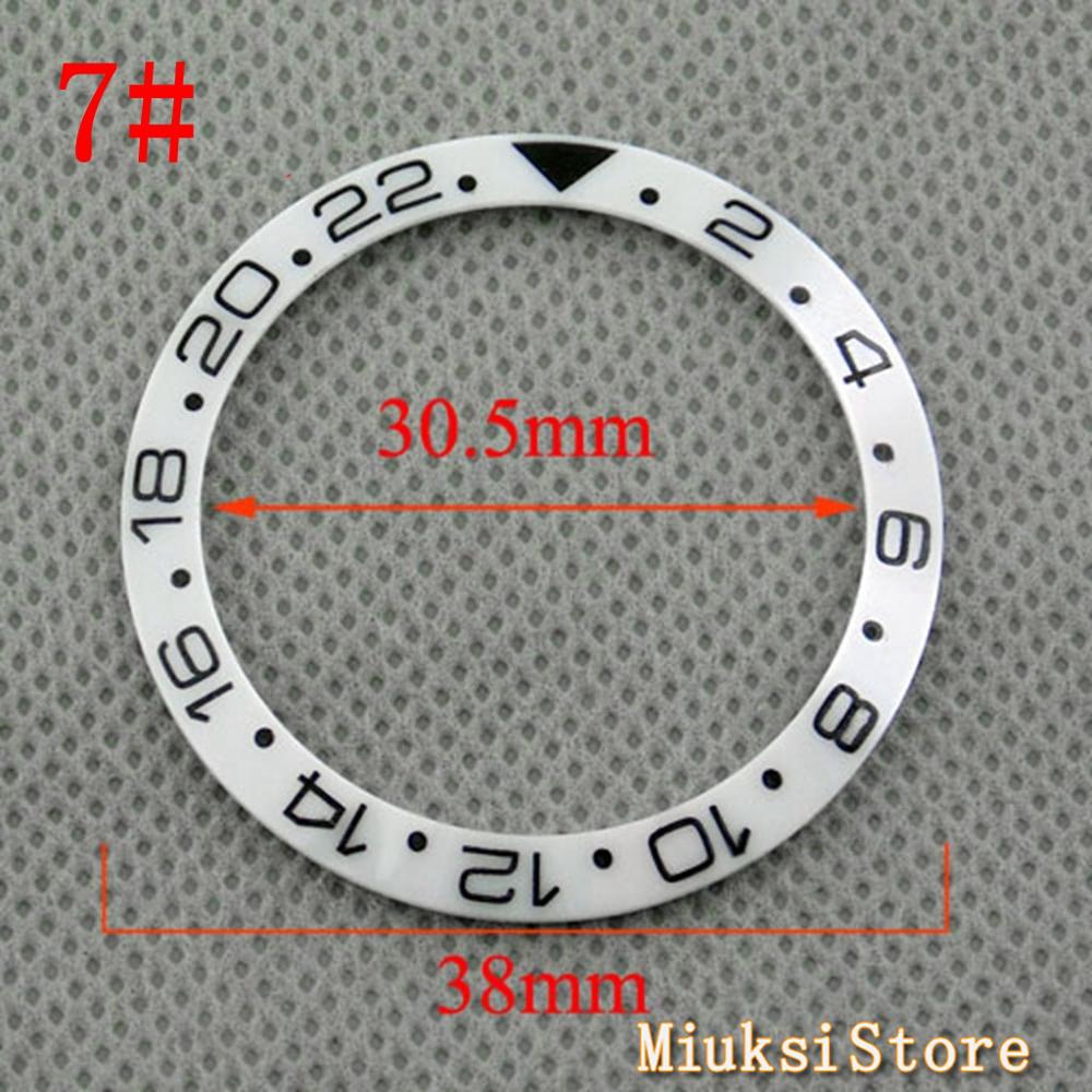 38mm gmt keramiikkakehys titaanikellojen kehykset sopivat automaattiseen mekaaniseen kelloon 40mm miesten kellon kehystä: 7